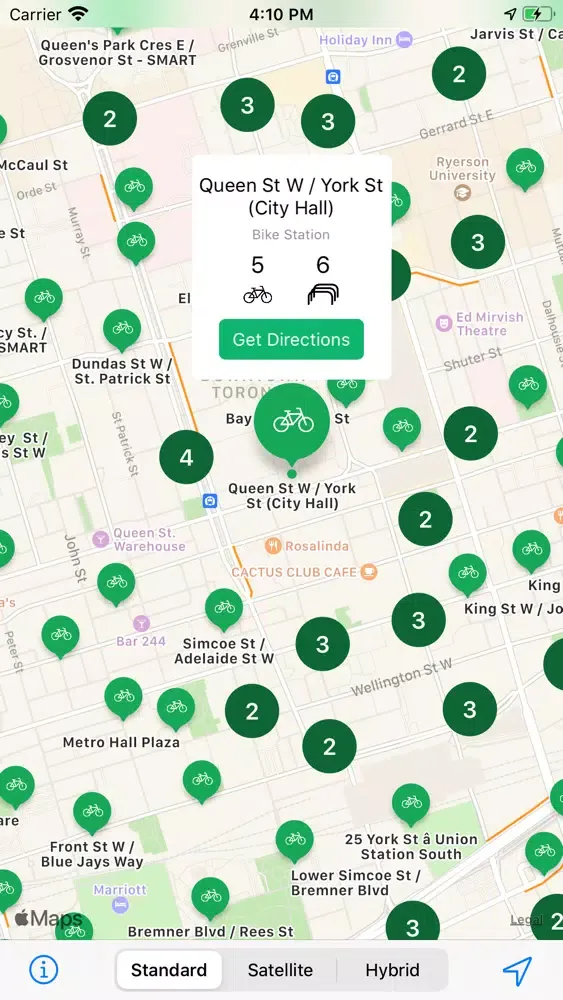 Capturas de tela do Bike Share: Toronto