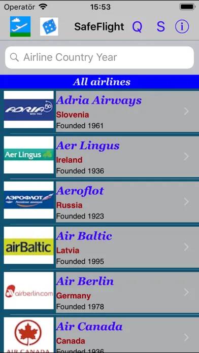 Capturas de pantalla de SafeFlight