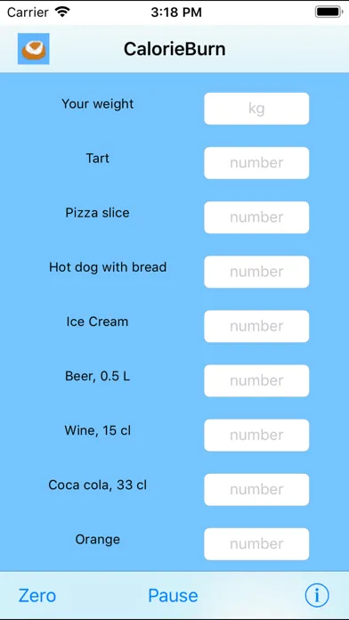 ภาพหน้าจอของ Calories to Burn