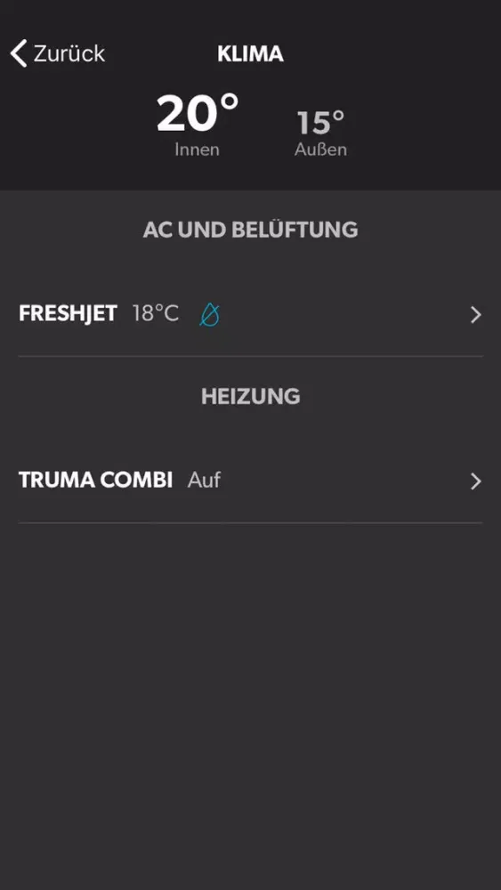 Zrzuty ekranu LMC Connect App