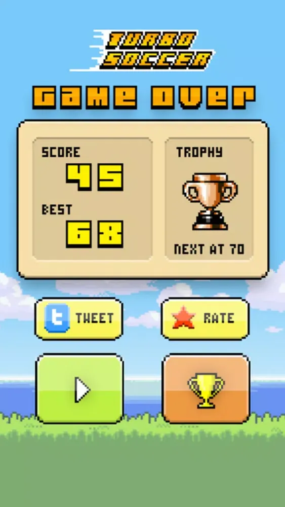 Capturas de tela do Turbo Soccer - Super Speed Ball Juggling