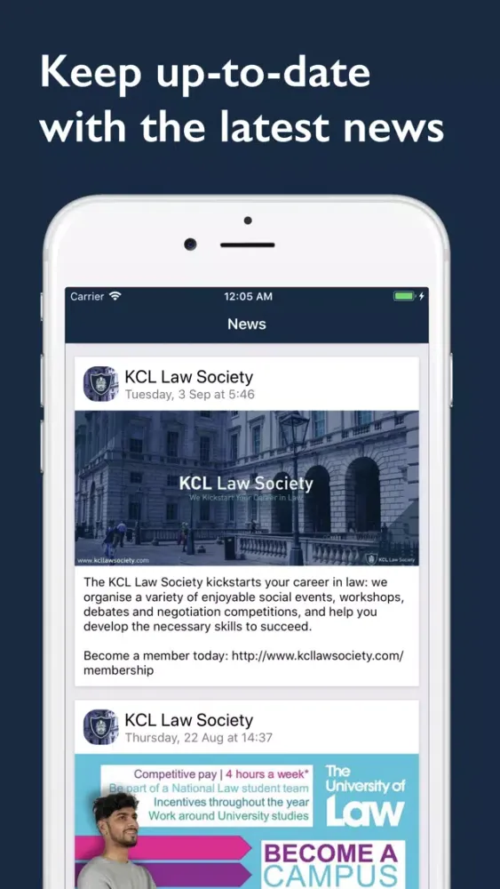 KCL Law Society应用截图