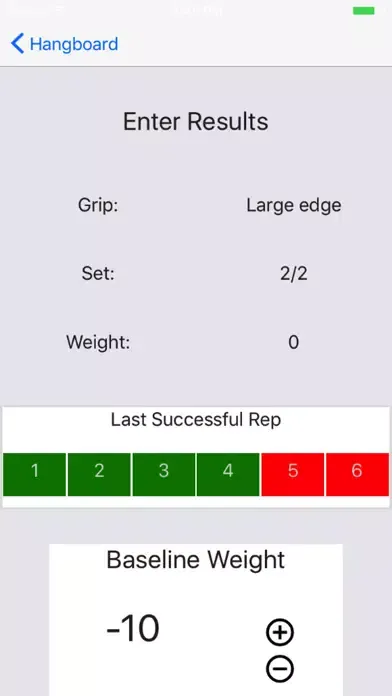 Hangboard スクリーンショット