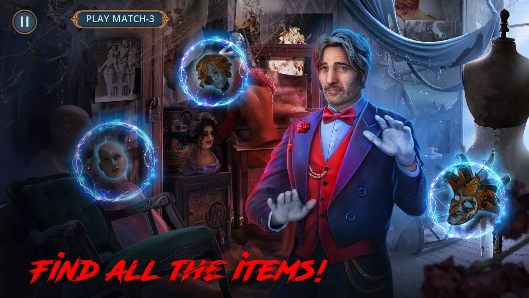 Capturas de tela do City Legends: The Ghost