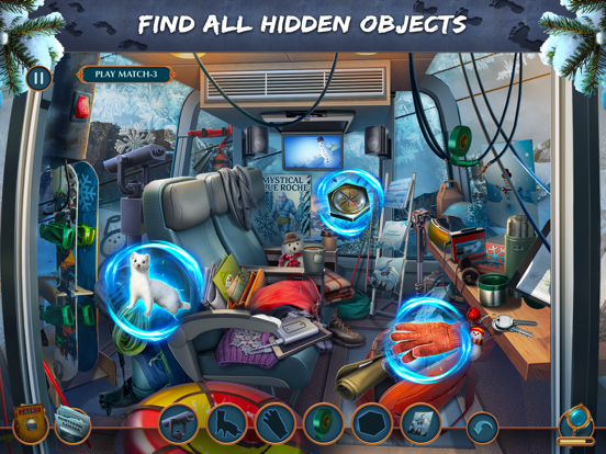 Captures d'écran de Hidden Objects Game: Snowbound iPad 