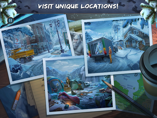 Captures d'écran de Hidden Objects Game: Snowbound iPad 