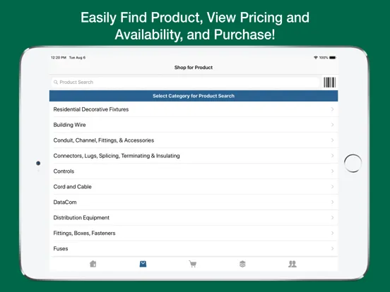 Capturas de tela do Dominion Electric Supply iPad 
