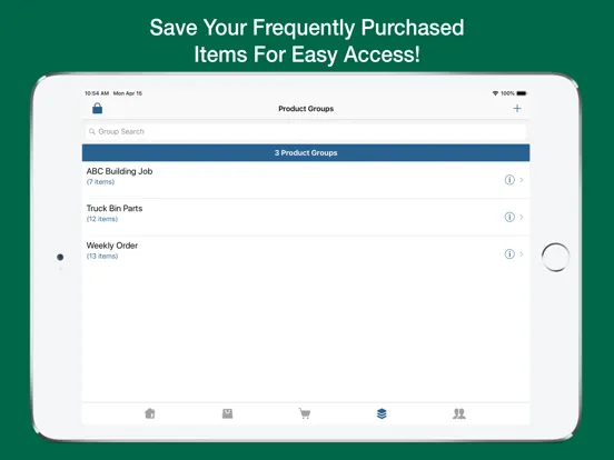 Capturas de tela do Dominion Electric Supply iPad 