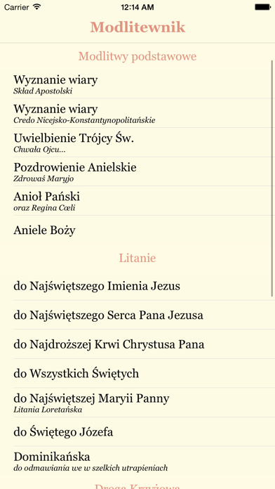 Capturas de pantalla de Modlitewnik
