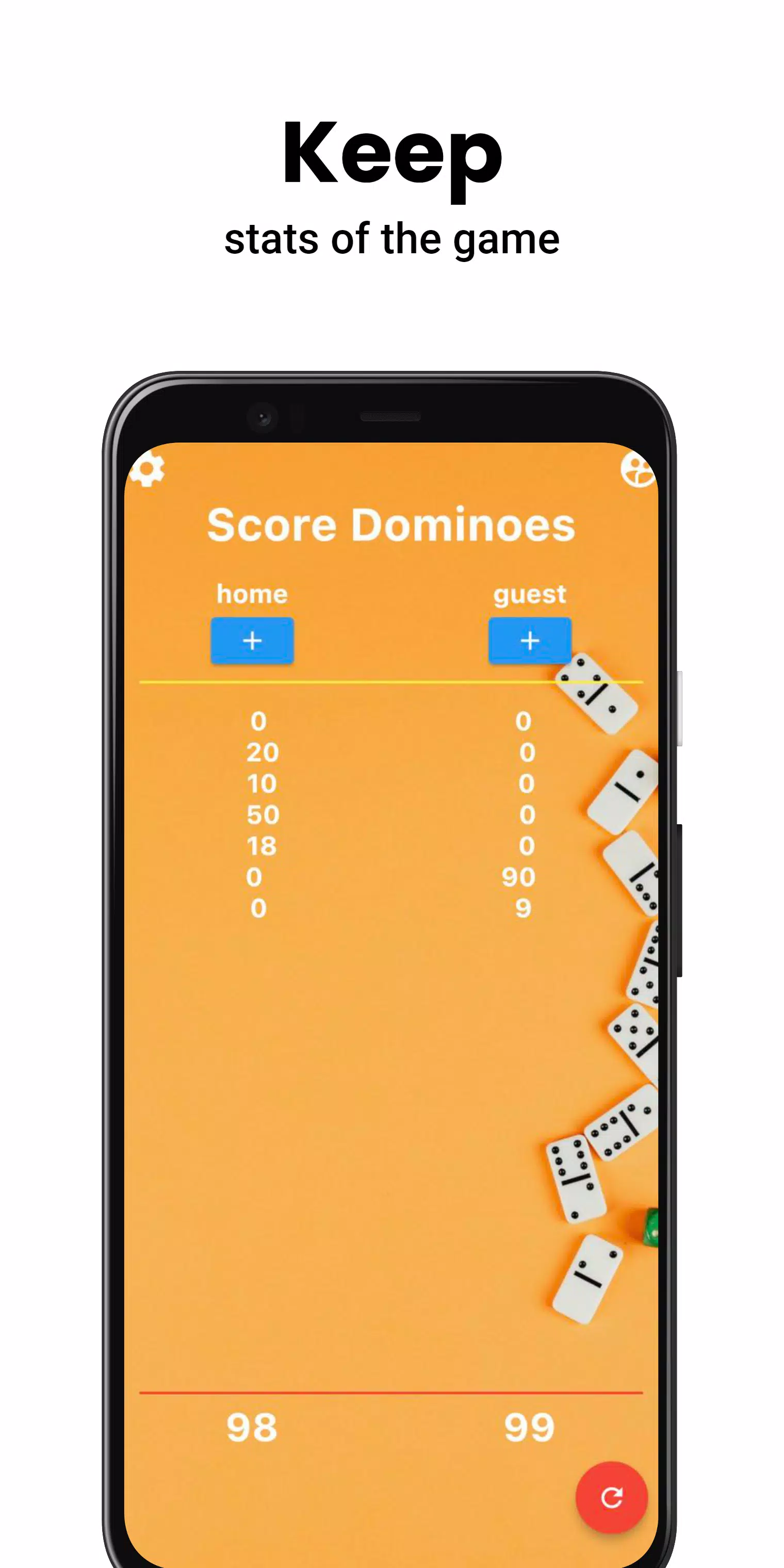 Domino ScoreKeeper Screenshots