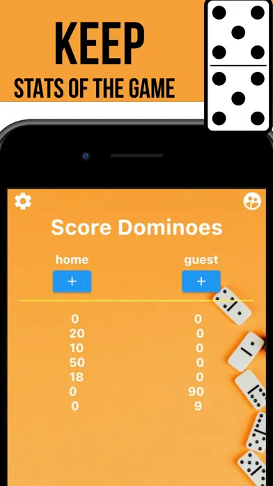 Domino Scorer board سکرین شاٹس