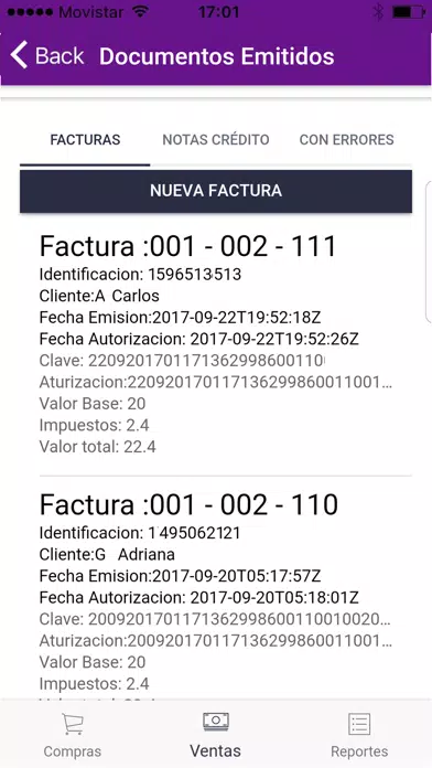 Ảnh chụp màn hình của MisCuentas.ec