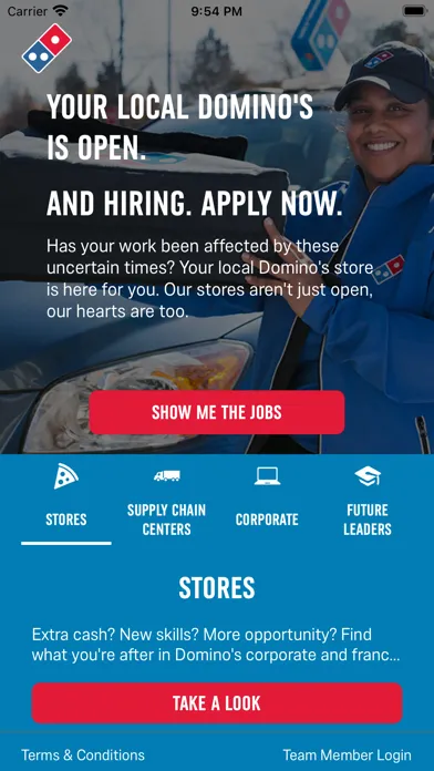 Captures d'écran de Domino's Store Experience