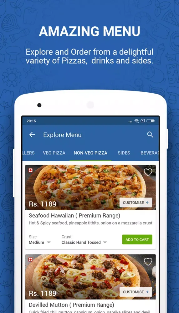 Domino's Pizza Sri Lanka Screenshots