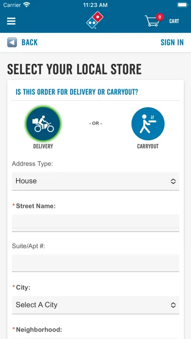 Domino's Venezuela Screenshots