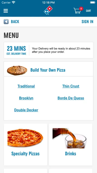 Domino's Venezuela Screenshots
