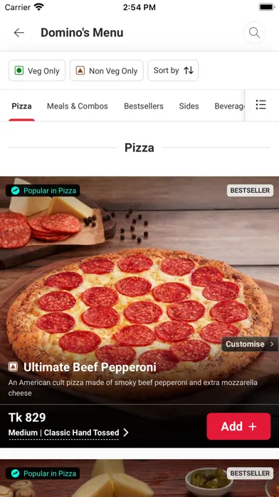 Domino's Pizza Bangladesh سکرین شاٹس