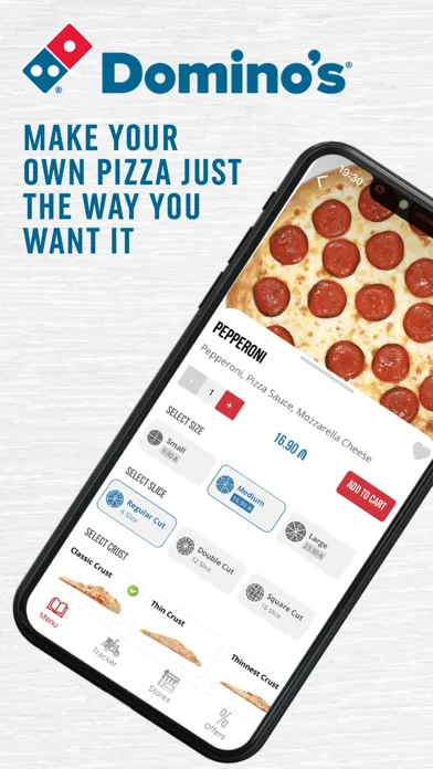 Domino’s Pizza Azerbaijan スクリーンショット