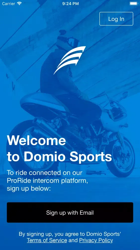Tangkapan skrin Domio Sports ProRide