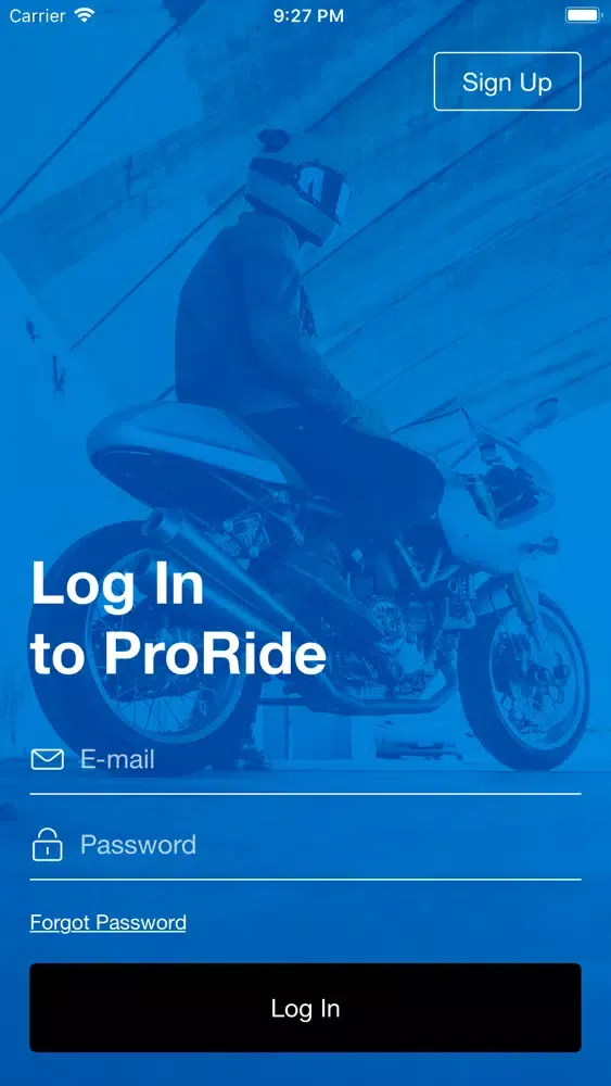Tangkapan skrin Domio Sports ProRide