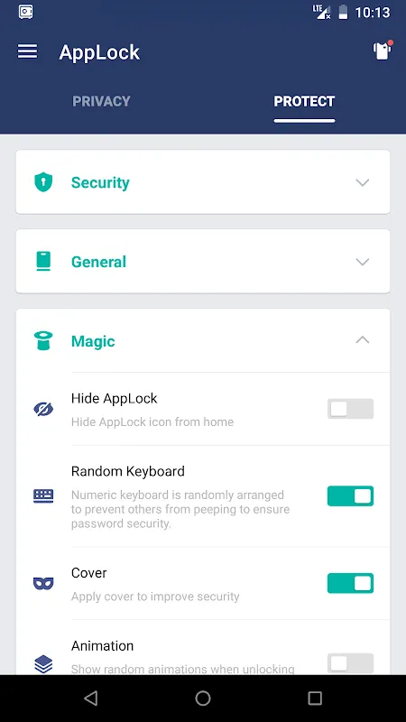 AppLock Screenshots