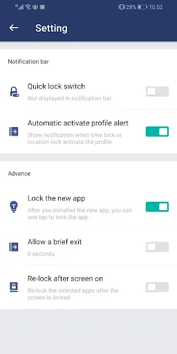 AppLock Lite سکرین شاٹس