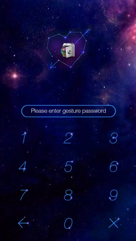 AppLock Theme Galaxy Screenshots