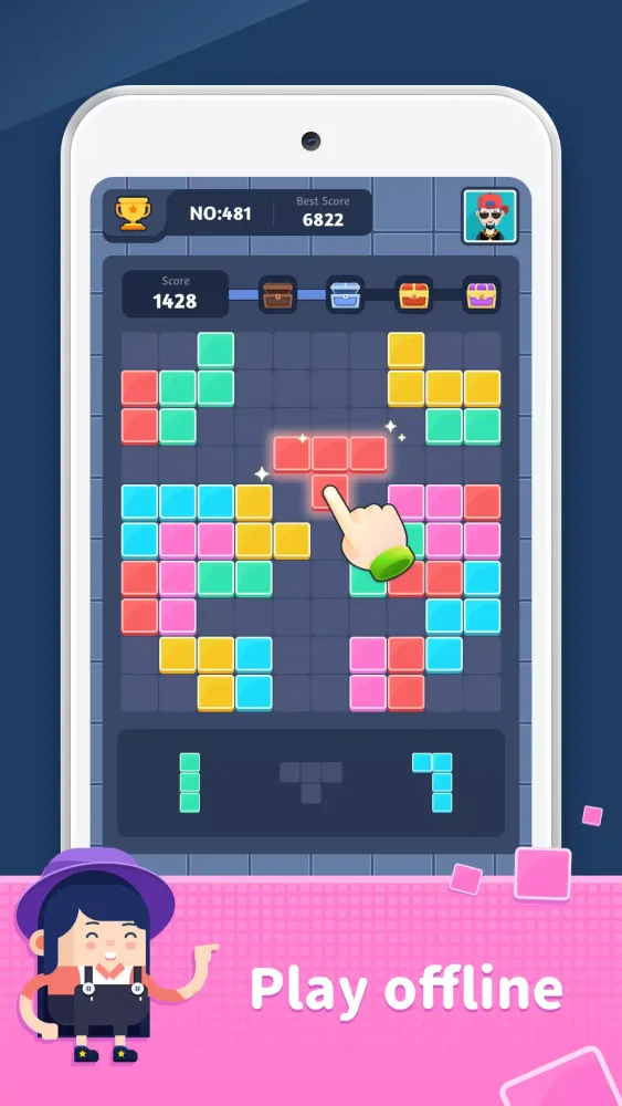 Скриншоты Block puzzle