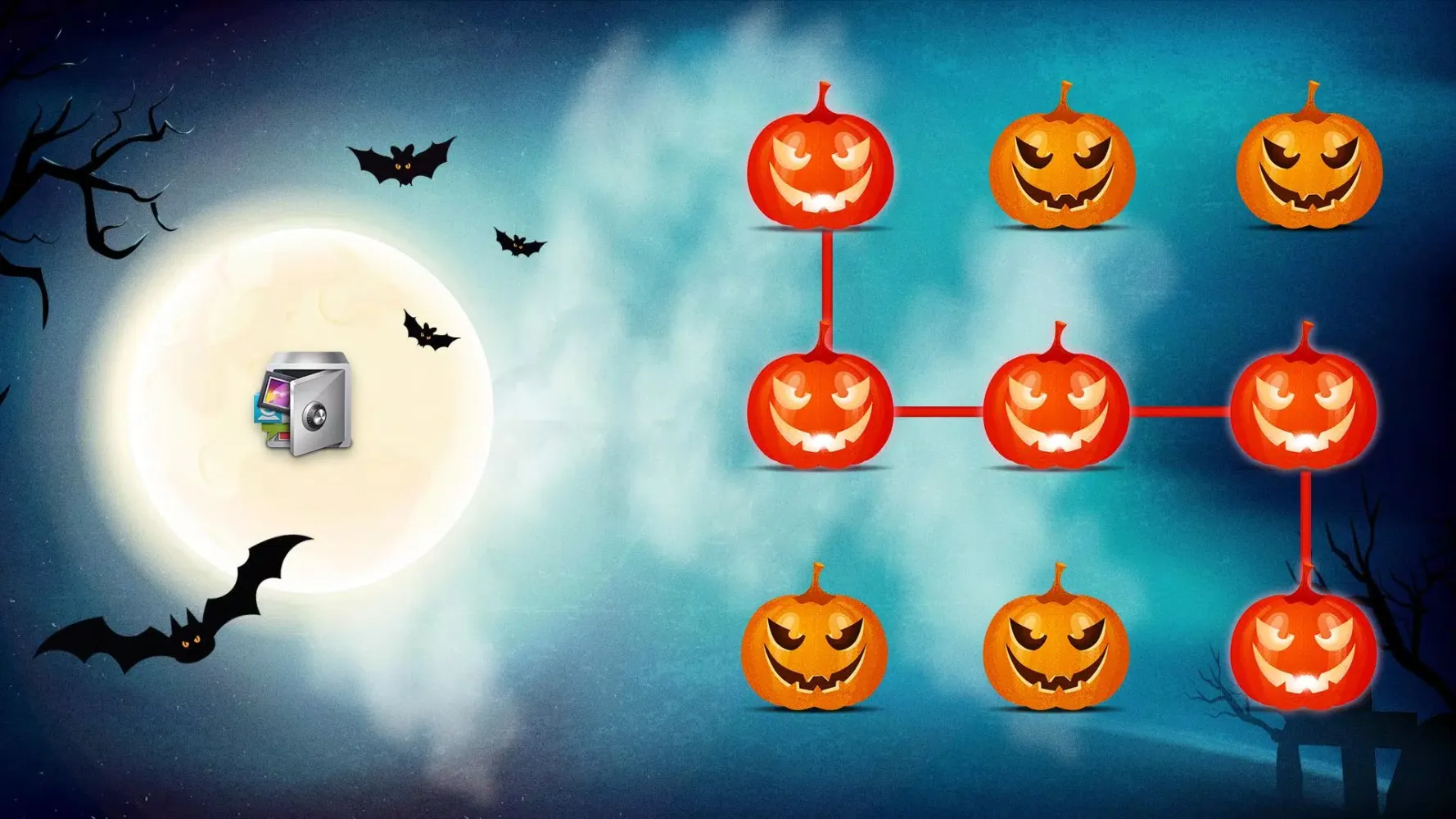 AppLock Theme Happy Halloween Screenshots