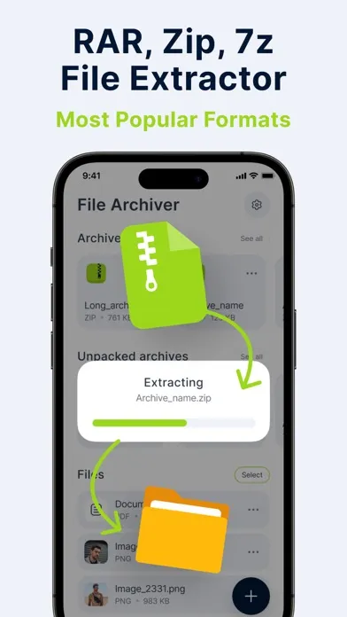 Ảnh chụp màn hình của RAR Zip File Extractor & Unzip