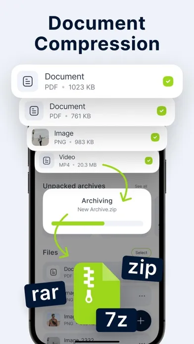 Ảnh chụp màn hình của RAR Zip File Extractor & Unzip