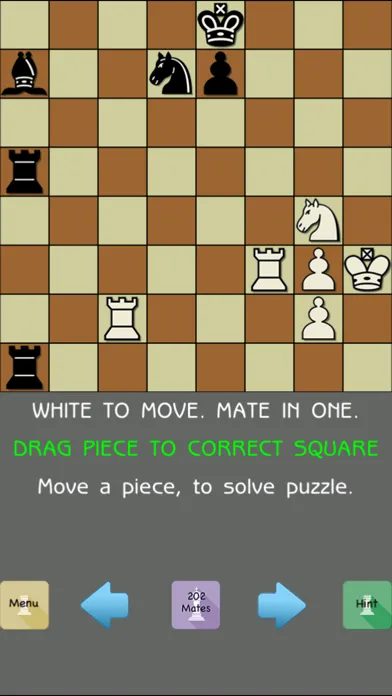 202 Chess Mate In ONE - 101 Chess Puzzles FREE স্ক্রিনশট