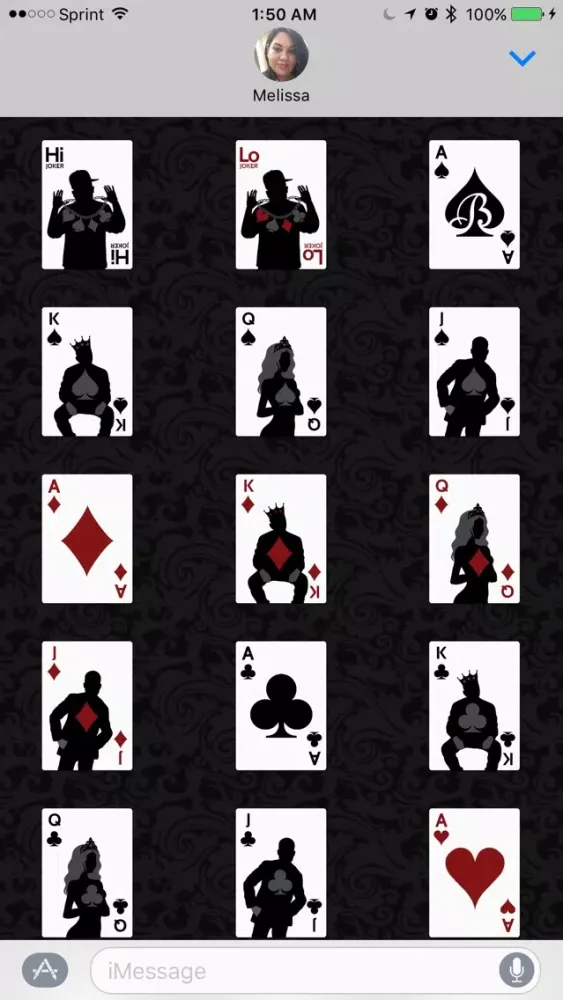 Playing Cards: Black Spades Deck 1應用截圖