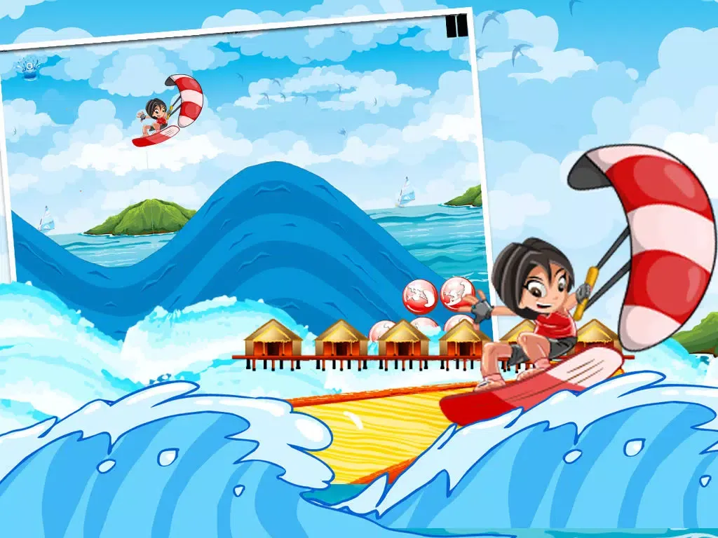 Cool Sonic Kite Surfer-Top Free High Flying Boards Extreme iPad  Screenshots