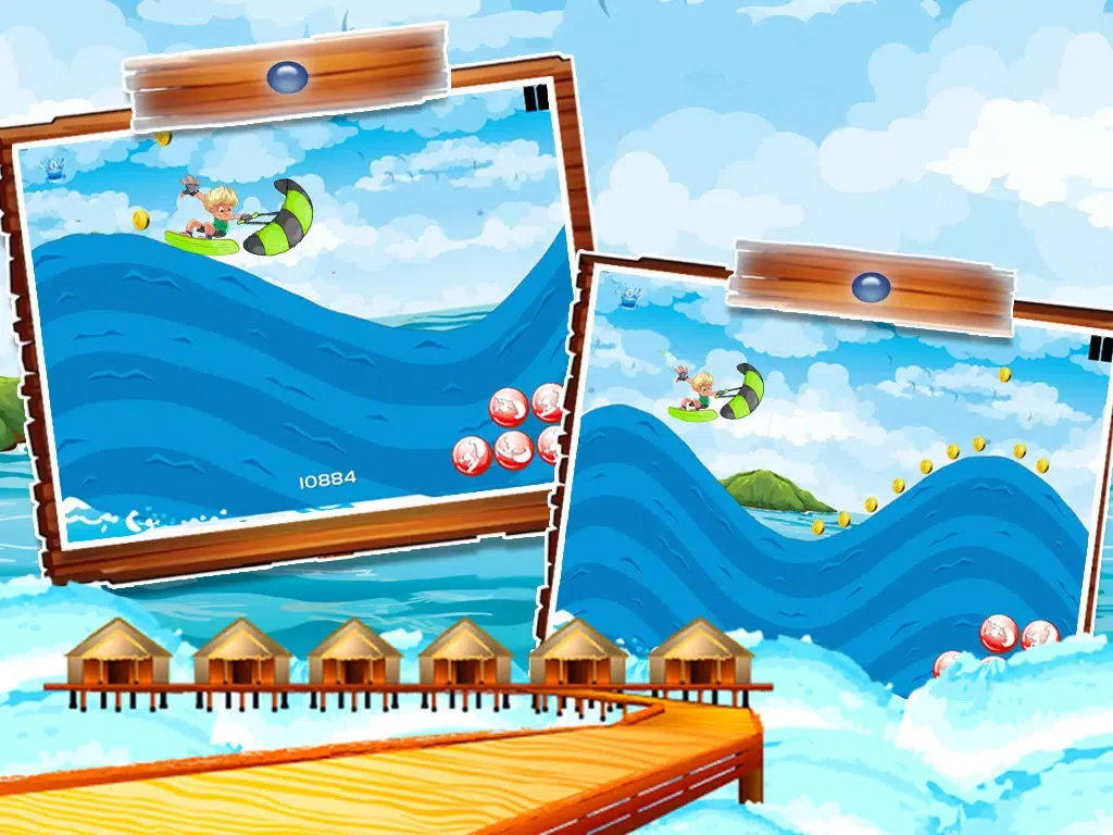 Cool Sonic Kite Surfer-Top Free High Flying Boards Extreme iPad  Screenshots