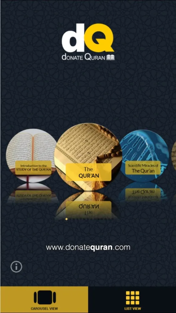 Ảnh chụp màn hình của Donate Quran
