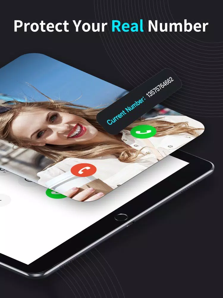صور 2Num: Private 2nd Phone Number iPad 