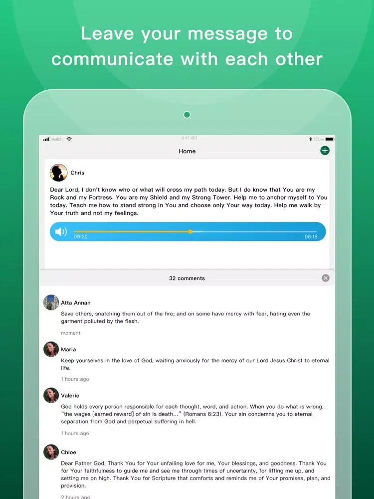 Holy Audio - Sermon, Prayers iPad  سکرین شاٹس