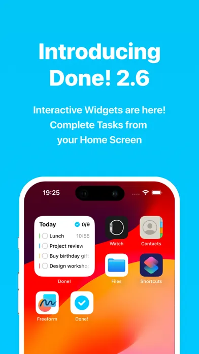 Done! - Happy Productivity Screenshots