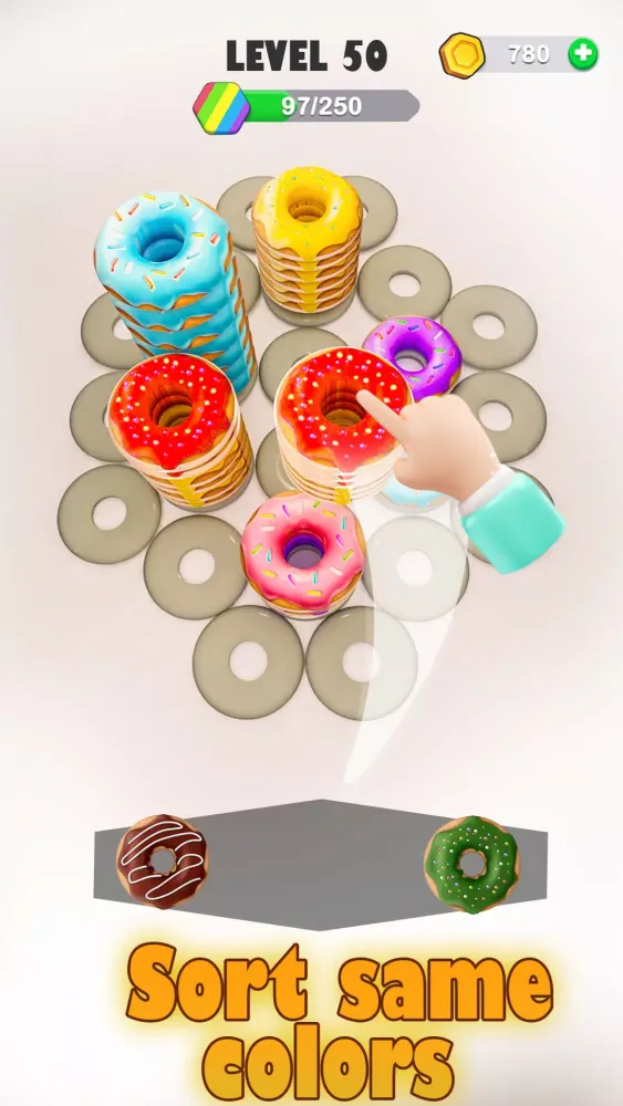 صور Hexa Tile Sort Brain Games