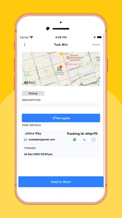 Tangkapan skrin The DON Reservations Driver