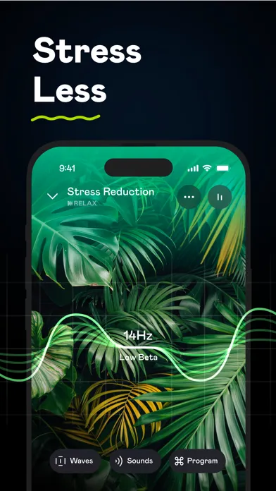 Tangkapan layar Rive:binaural beats brainwaves