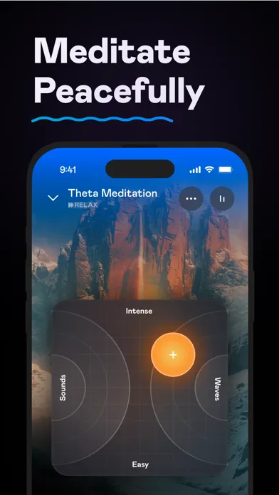 Tangkapan layar Rive:binaural beats brainwaves