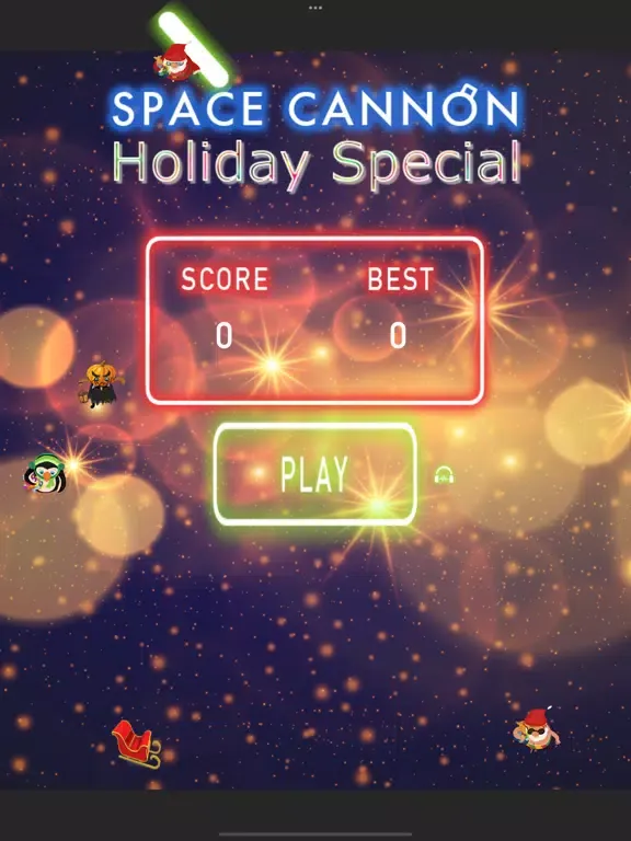 Zrzuty ekranu Space Cannon Holiday Special iPad 