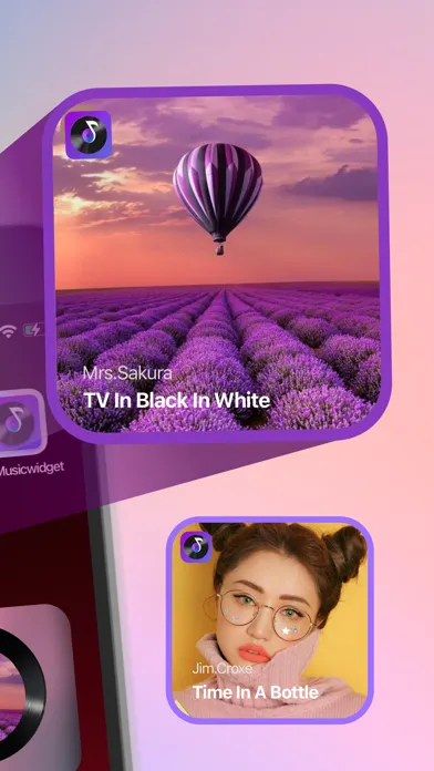 Ảnh chụp màn hình của MS Vinyl - Music Widget