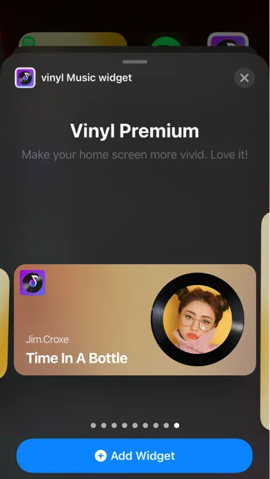 Ảnh chụp màn hình của MS Vinyl - Music Widget