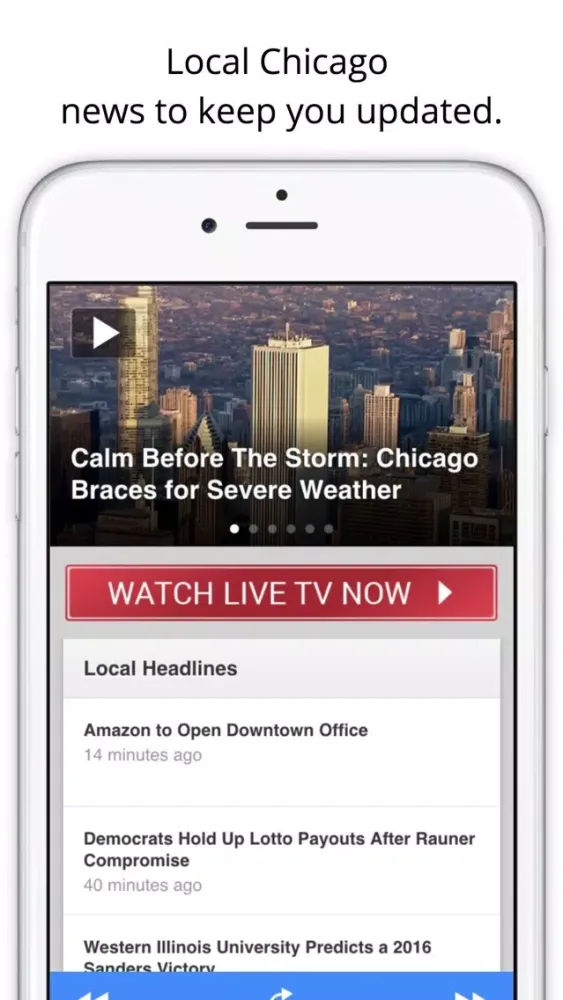 ภาพหน้าจอของ Chicago GameDay Radio for Bears Cubs White Sox