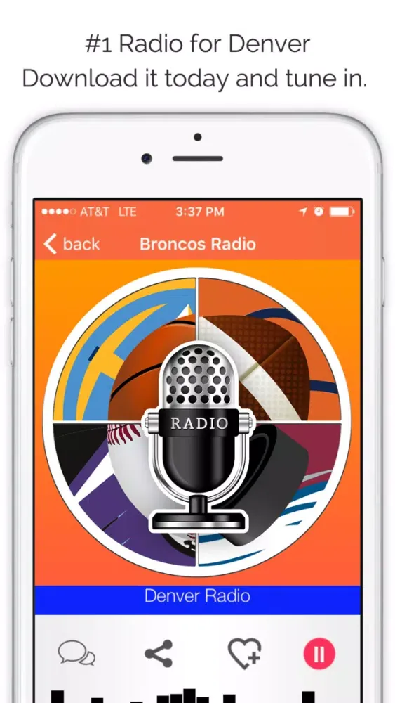 Denver Gameday Radio for Broncos Rockies & Nuggets স্ক্রিনশট
