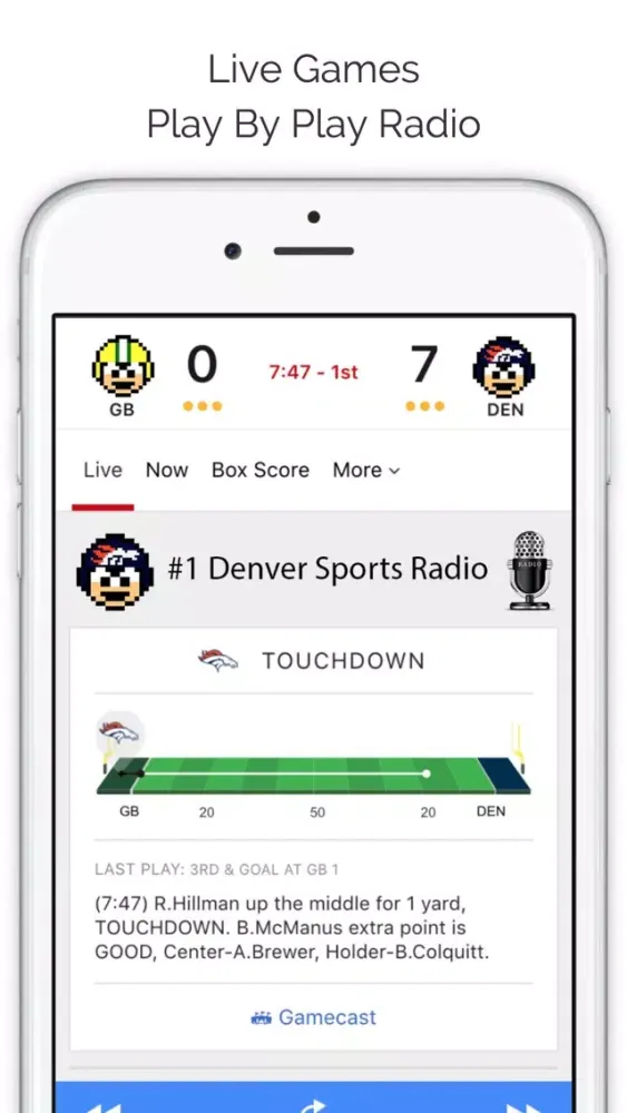 Denver Gameday Radio for Broncos Rockies & Nuggets স্ক্রিনশট