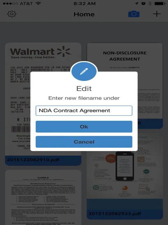 DocuScan - PDF Document Cam Scanner & Scan Converter App iPad Screenshots
